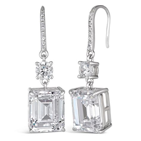 Anna Zuckerman Gracie Lou Emerald Cut Statement Drops