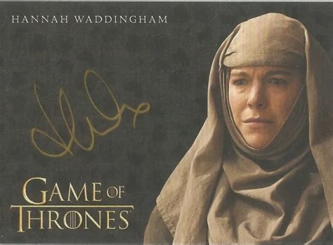 GAME OF THRONES Complete: Hannah Waddingham "Septa Unella" Gold ...