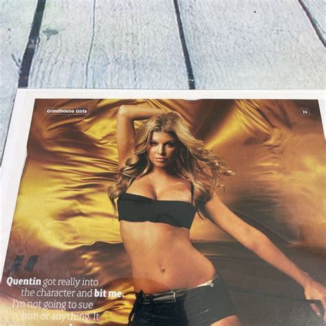 2007 Sexy Fergie Legs Heels Hot Body Print Ad/Poster Pinup Art Magazine