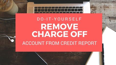 diy remove charge  account  credit report youtube