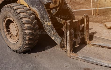 industrial loader vehicle  stock photo  vecteezy