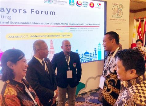 genius umar jadi pembicara utama  pertemuan kota kota asean forum