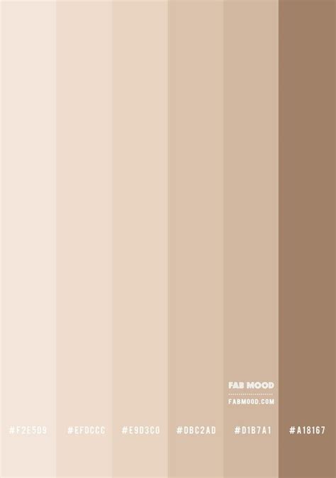 beige color palette canva