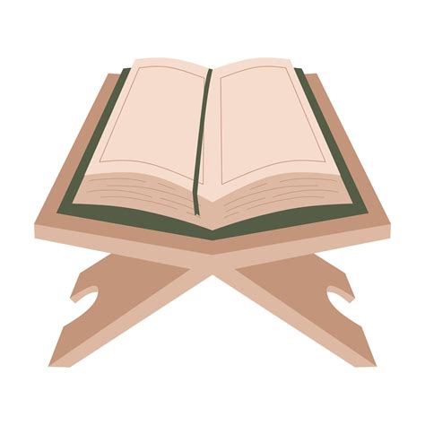 quran islamic book vector flat illustration  vector art  vecteezy