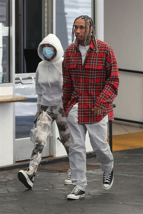 CAMARYN SWANSON and Tyga at E Baldi in Beverly Hills 04/20/2021