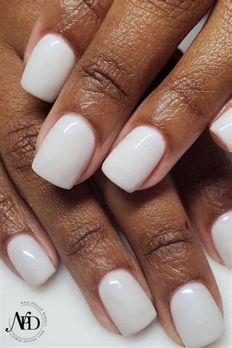 pure white gel nail polish
