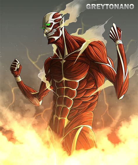 colossal titan attack  titan image  greytonano
