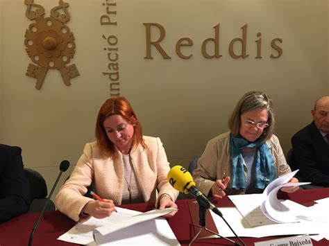 El conveni entre la Fundació Privada Reddis i l’Obra Social la Caixa