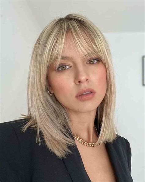 49 Trendiest Long Bob with Bangs: Key Considerations Before Getting This