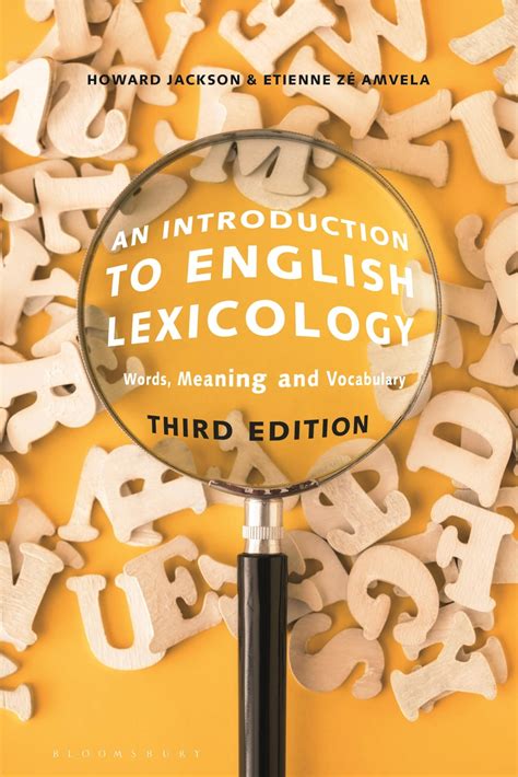 Words Meaning And Vocabulary 2nd Edition An Introduction To Modern English Lexicology