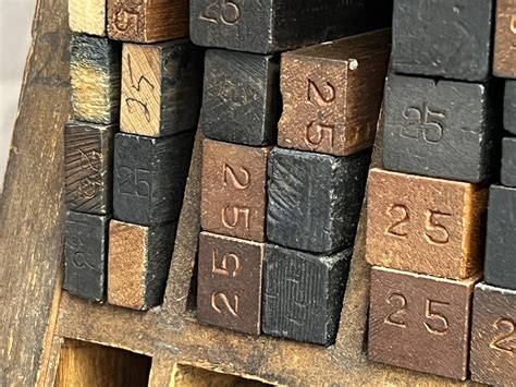 Furniture in Letterpress Printing - Reflex Letterpress