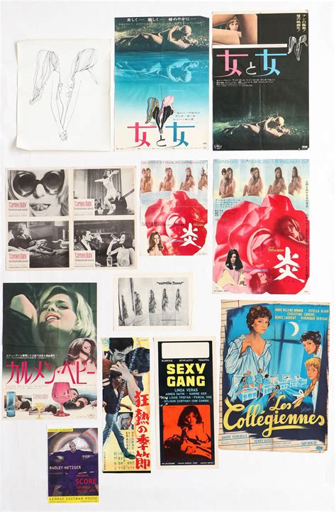 lot collectors lot  vintage erotic cinema posters