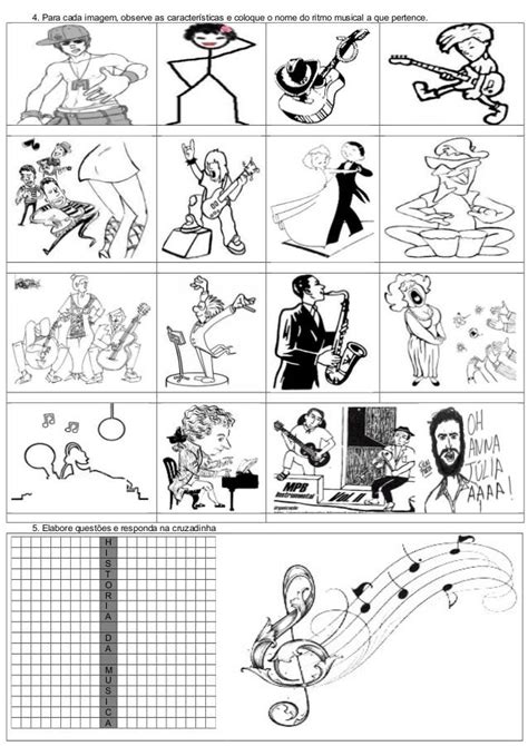 ATIVIDADES DIVERSAS CLÁUDIA: Atividades de Arte - História da Música..