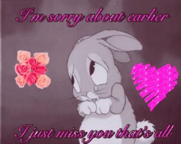 Im Sorry Baby Sad GIF - Im Sorry Baby Sad Rabbit - Discover & Share GIFs