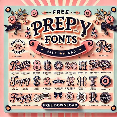 Preppy Fonts Free Download - Y2K FONTS