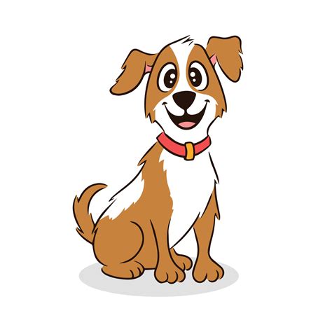 Excited Dog Cartoon