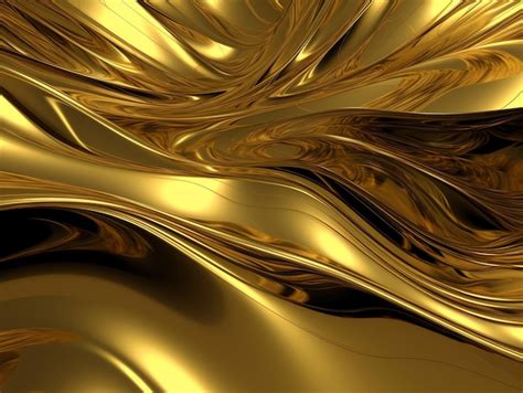 gold abstract effect background  desktop  wallpaper premium ai