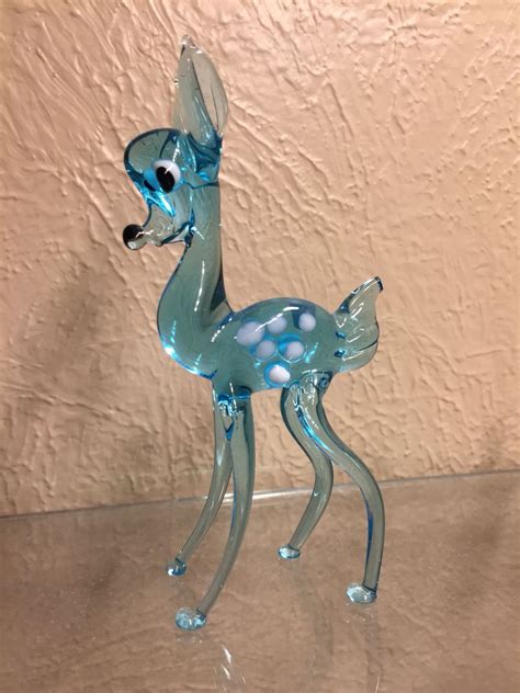 Glass animal, Deer, Vintage | Glass animals, Glass art, Glass figurines