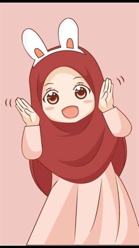 gambar kartun muslimah cantik terbaru  dypim