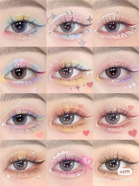 makeup  kawaii cute eye makeup tutorial eye makeup douyin