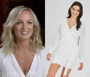bachelorette au season  episode  beckys white wrap dress