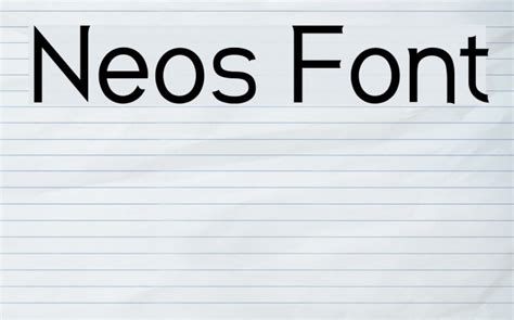 neos font ffontsnet
