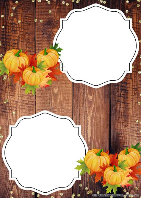 Printable Pumpkin Leaf