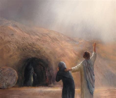 The Raising Of Lazarus Painting by James Martin