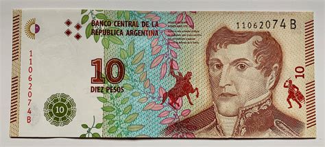 Billete De 10 Pesos Argentinos 2