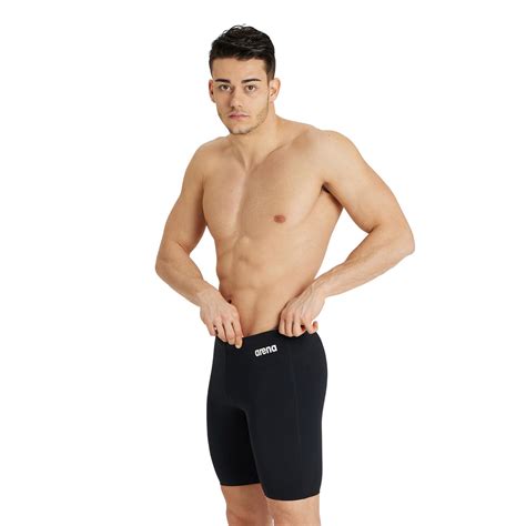 Arena Team Solid Swim Jammer - Black/White ARENA | Decathlon