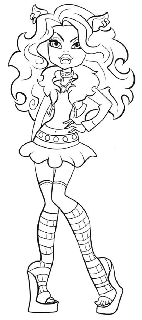 Monster High Para Colorir - Desenhos de Monster High para colorir - Pop Lembrancinhas