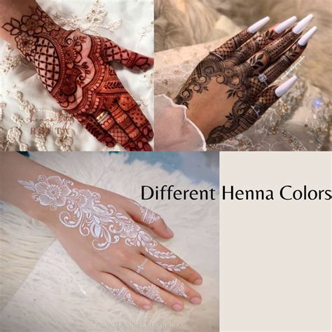 What different Henna colors are available? | by Above Henna | Medium