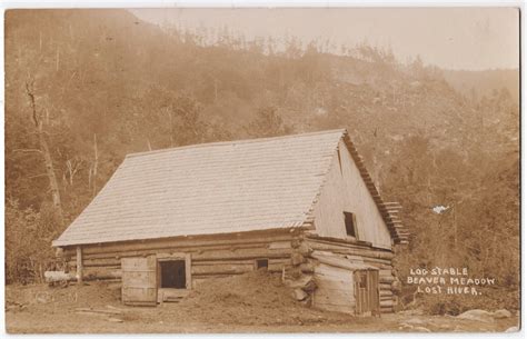 Log Stable, Beaver Meadow, Lost River, North Woodstock NH – Easton NH