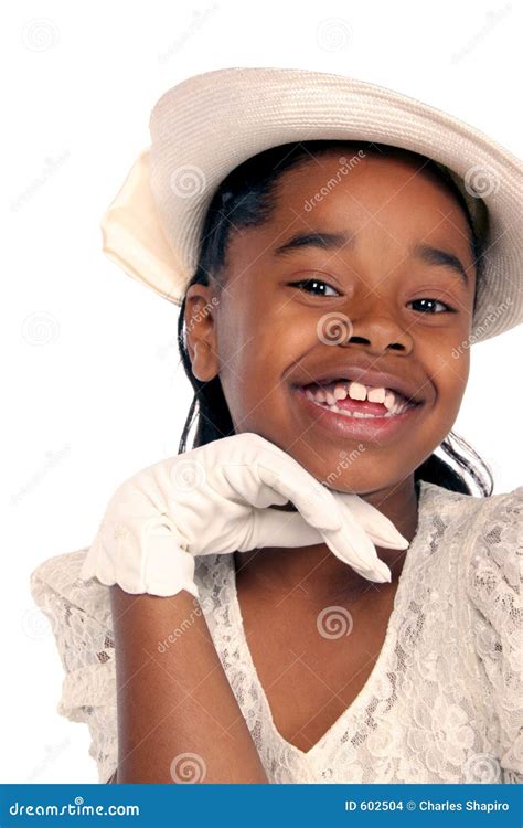 charming young girl stock photo image  satisfying expression