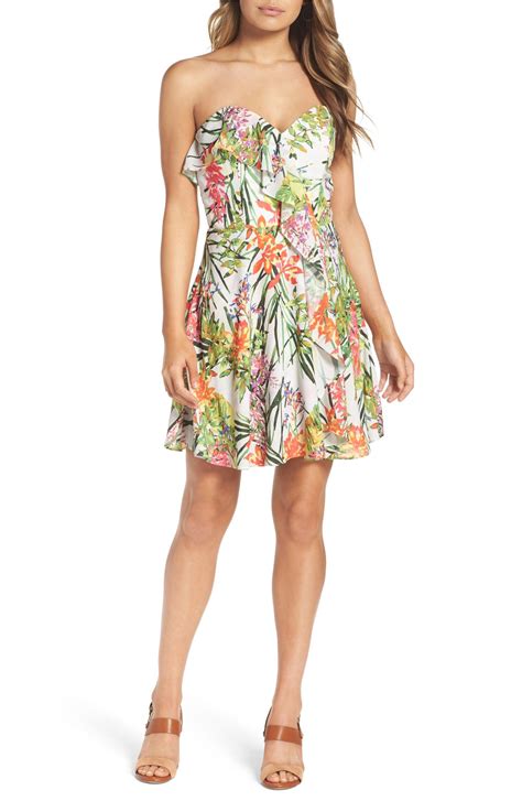 Adelyn Rae Leanna Strapless Dress | Nordstrom