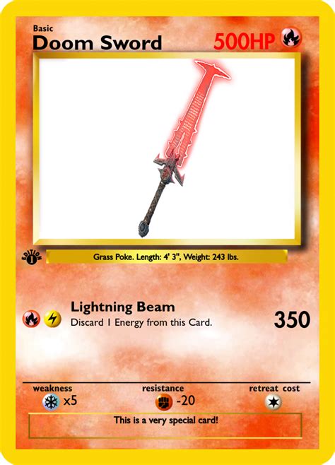 Doom Sword - PokeCardMaker