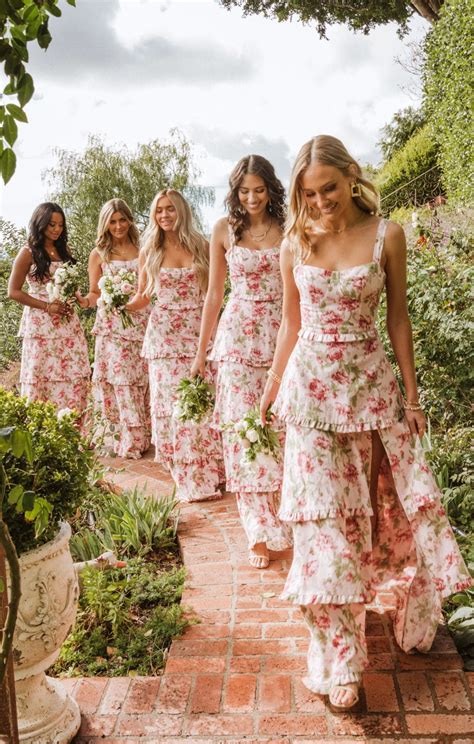 black floral bridesmaid dresses  theyre   smartest