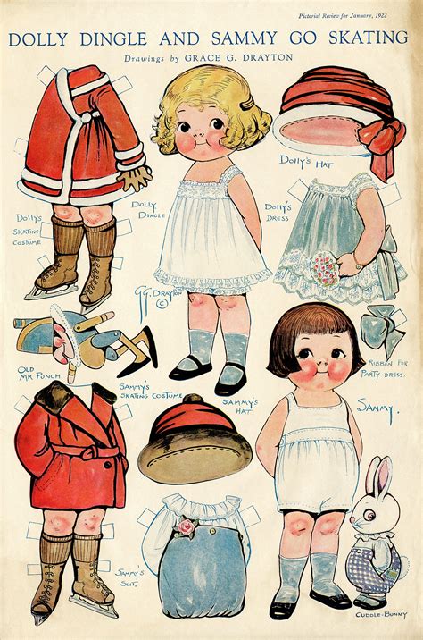 Paper doll vintage – Artofit
