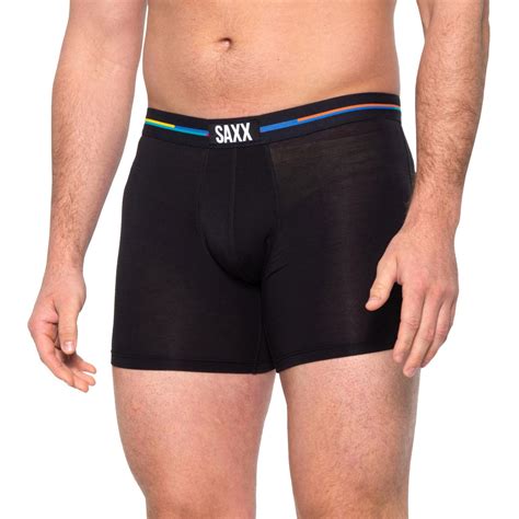 SAXX Underwear Vibe Boxer Briefs (For Men) - Save 39%