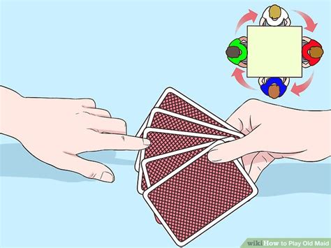 how to play old maid with 2 players