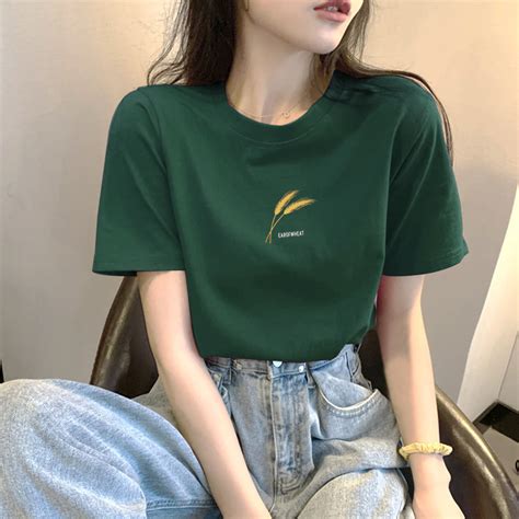 Niche เสื้อยืดผู้หญิง 2025 สไตล์ใหม่ฤดูร้อนผ้าฝ้ายแขนสั้นสไตล์ตะวันตก ...