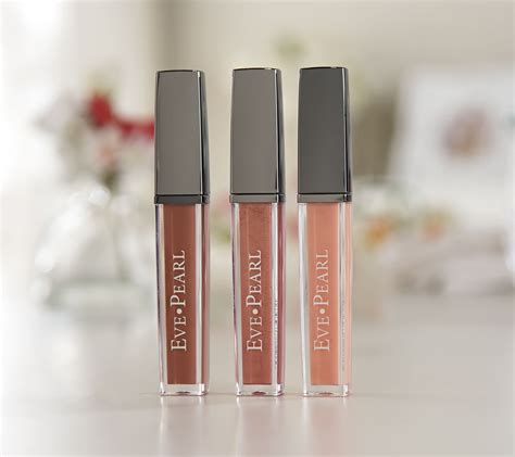 EVE PEARL Lip Gloss Trio - Sheer Nudes & Pearlicious – EVE PEARL GreatFaces