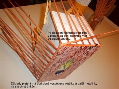 Плетение из газет. Салфетница