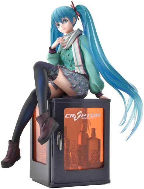 Download Hatsune Miku Sitting On A Box Picture | Wallpapers.com