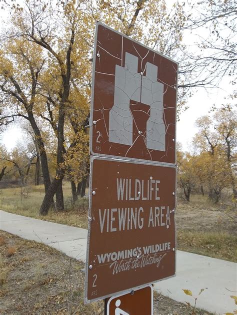 wildlife viewing area signs