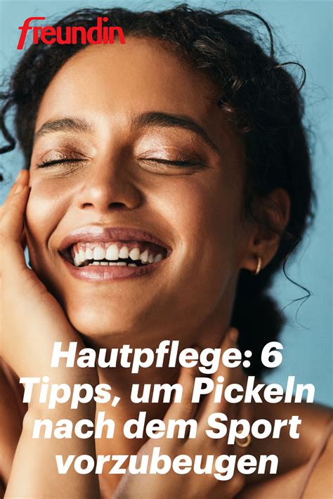 Hautpflege 6 tipps um pickeln nach dem sport vorzubeugen – Artofit