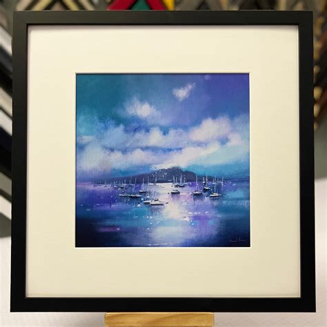 Emma S Davis Artist : Open Edition Print ‘Holy Isle Moorings, Arran