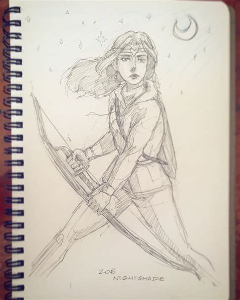 Zoe sketch : r/camphalfblood