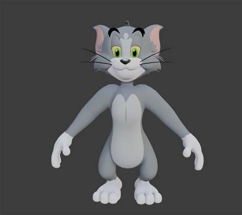 3D model Tom Cat Full Rigged | CGTrader