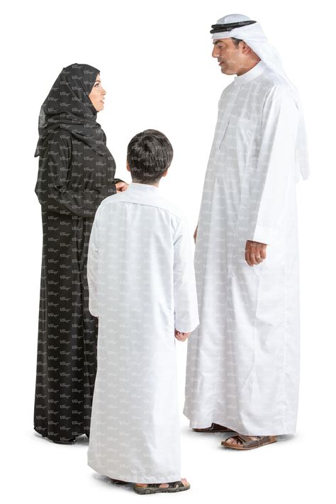 arab family standing and talking - VIShopper